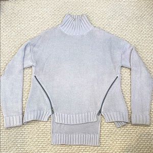 Stylestalker Zipper Turtleneck Sweater Top